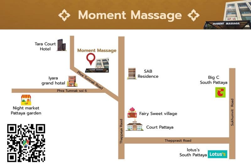 แผนที่ Moment Massage Pattaya